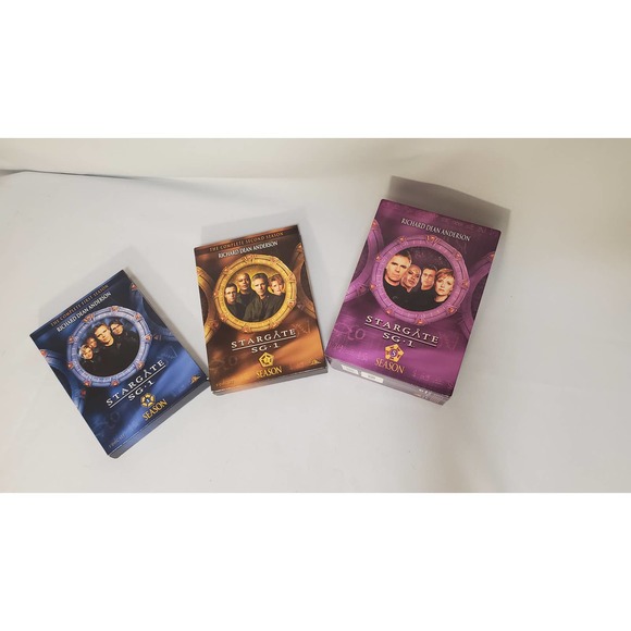 Stargate  TV Series DVD Seasons 1, 2 and 5 SG-1 Complete season - Picture 1 of 7